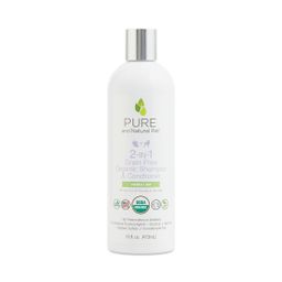 2-in-1 Organic Shampoo & Conditioner, Lavender & Mint