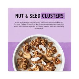 Grain-Free Nut Granola, Coconut Cashew