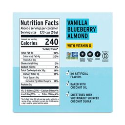 Superfood Cereal, Vanilla Blueberry Almond