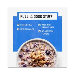 Superfood Oatmeal & Collagen, Blueberry Walnut