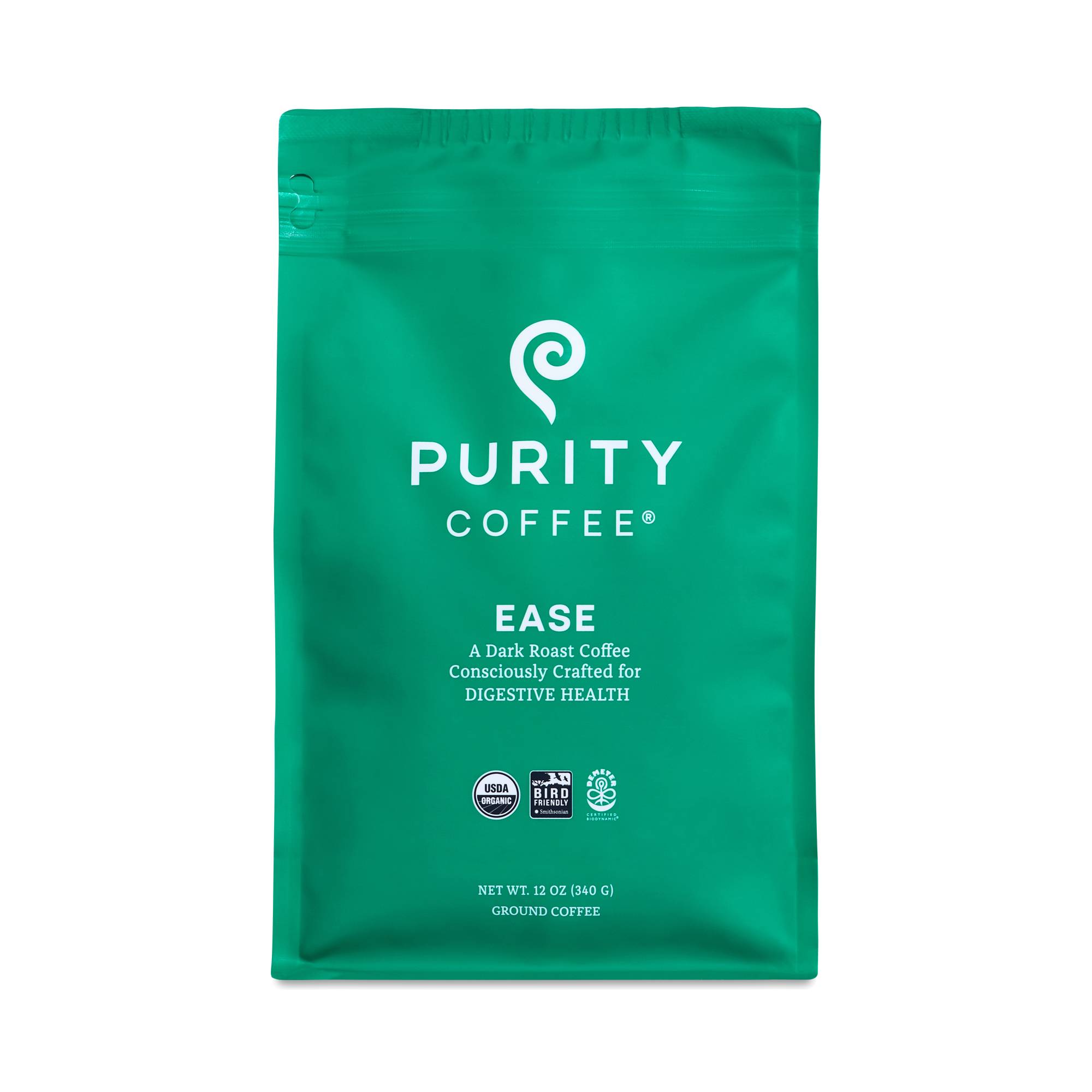 Organic Ground Coffee, Ease Dark Roast