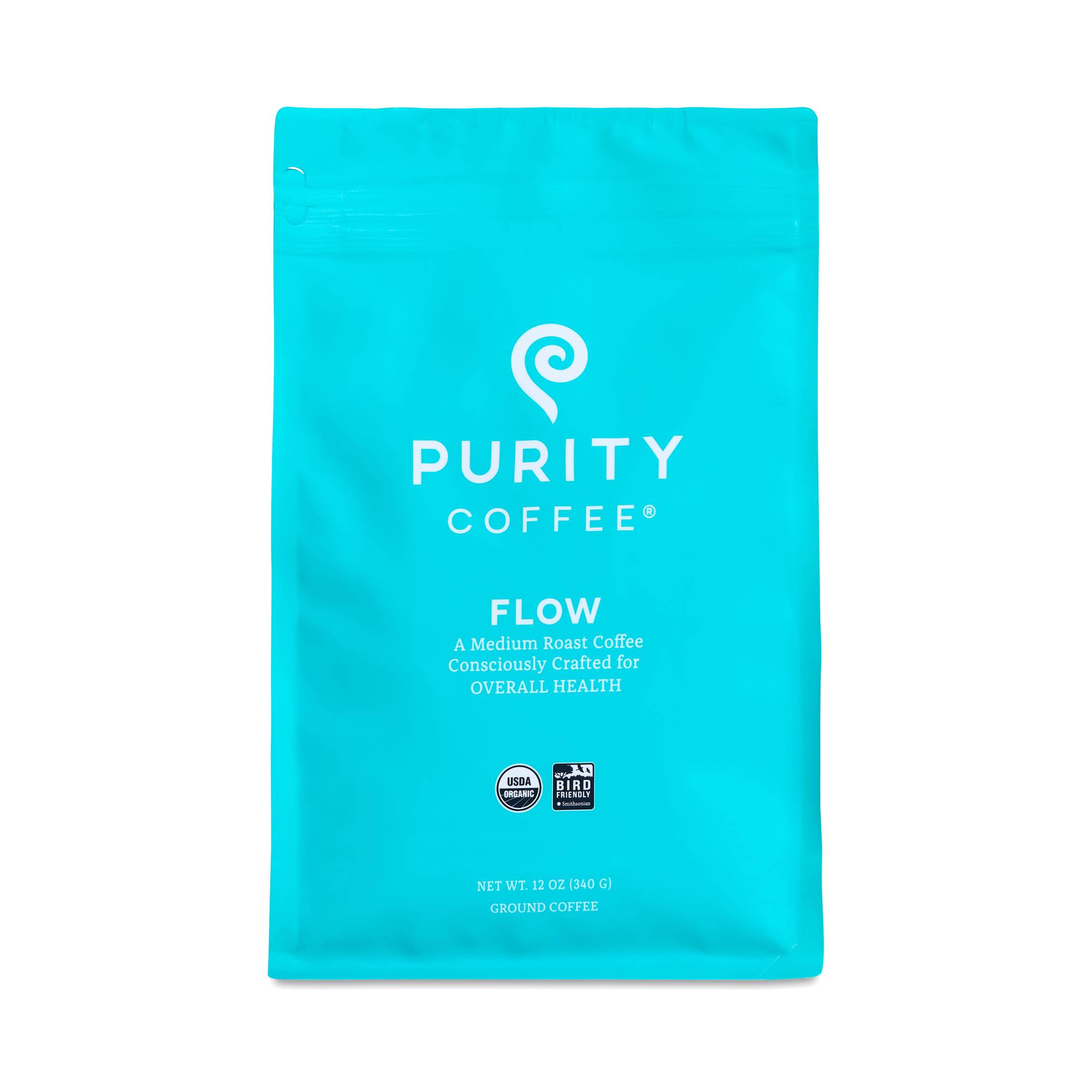 Organic Ground Coffee, Flow Medium Roast