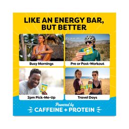 Caffeine & Protein Bars, Best Seller Variety Pack