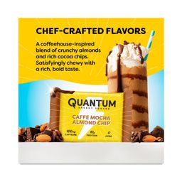 Caffeine & Protein Bars, Caffe Mocha Almond Chip