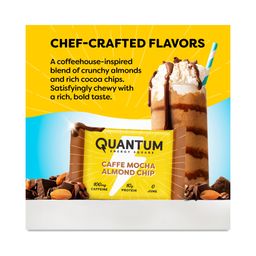 Caffeine & Protein Bars, Caffe Mocha Almond Chip
