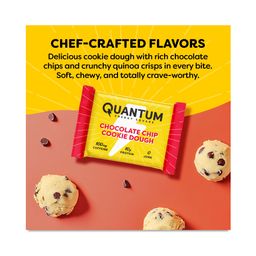 Caffeine & Protein Bars, Chocolate Chip Cookie Dough, Value Size