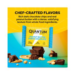 Caffeine & Protein Bars, Peanut Butter Dark Chocolate, Value Size