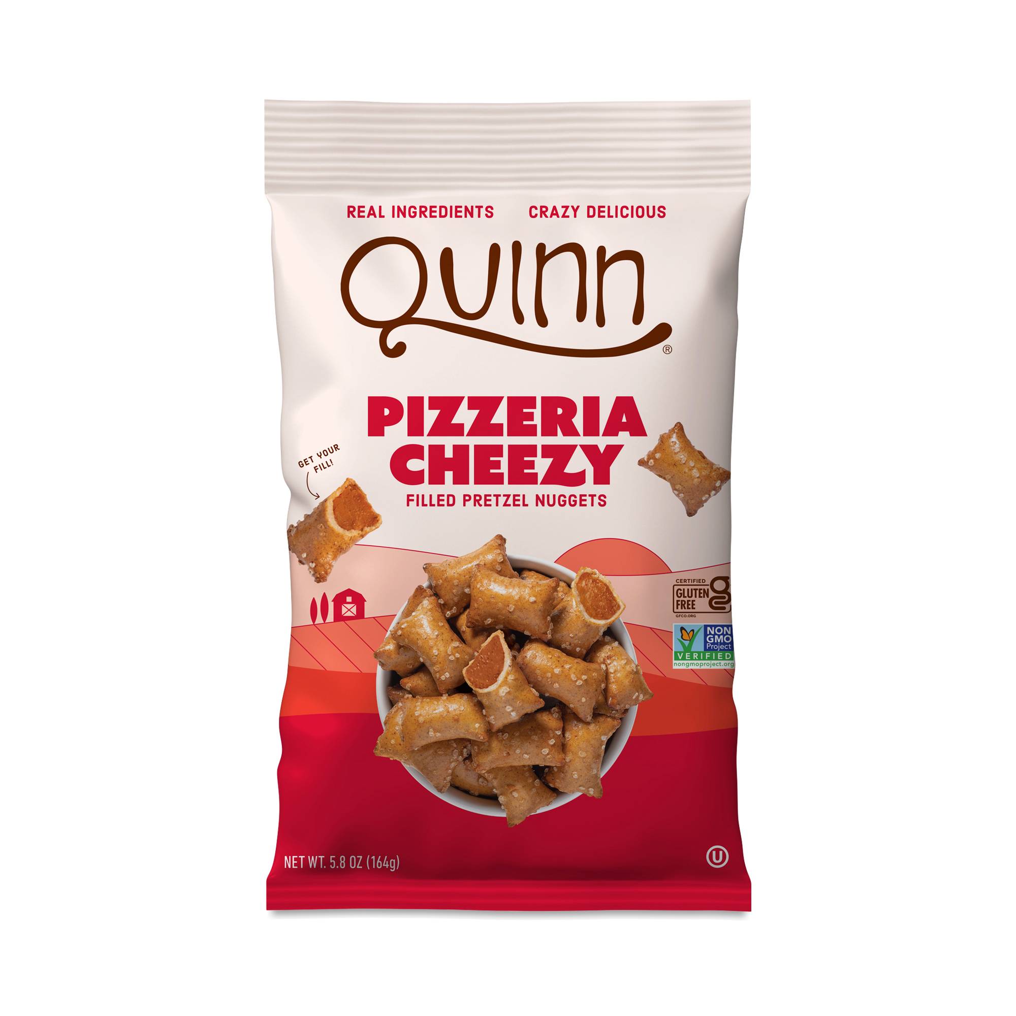Plant Based Pretzel Nuggets, Pizzeria Cheezy Filled