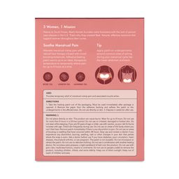 Rael Heating Patch for Menstrual Cramps with Extra Coverage