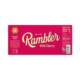 Sparkling Mineral Water, Wild Cherry