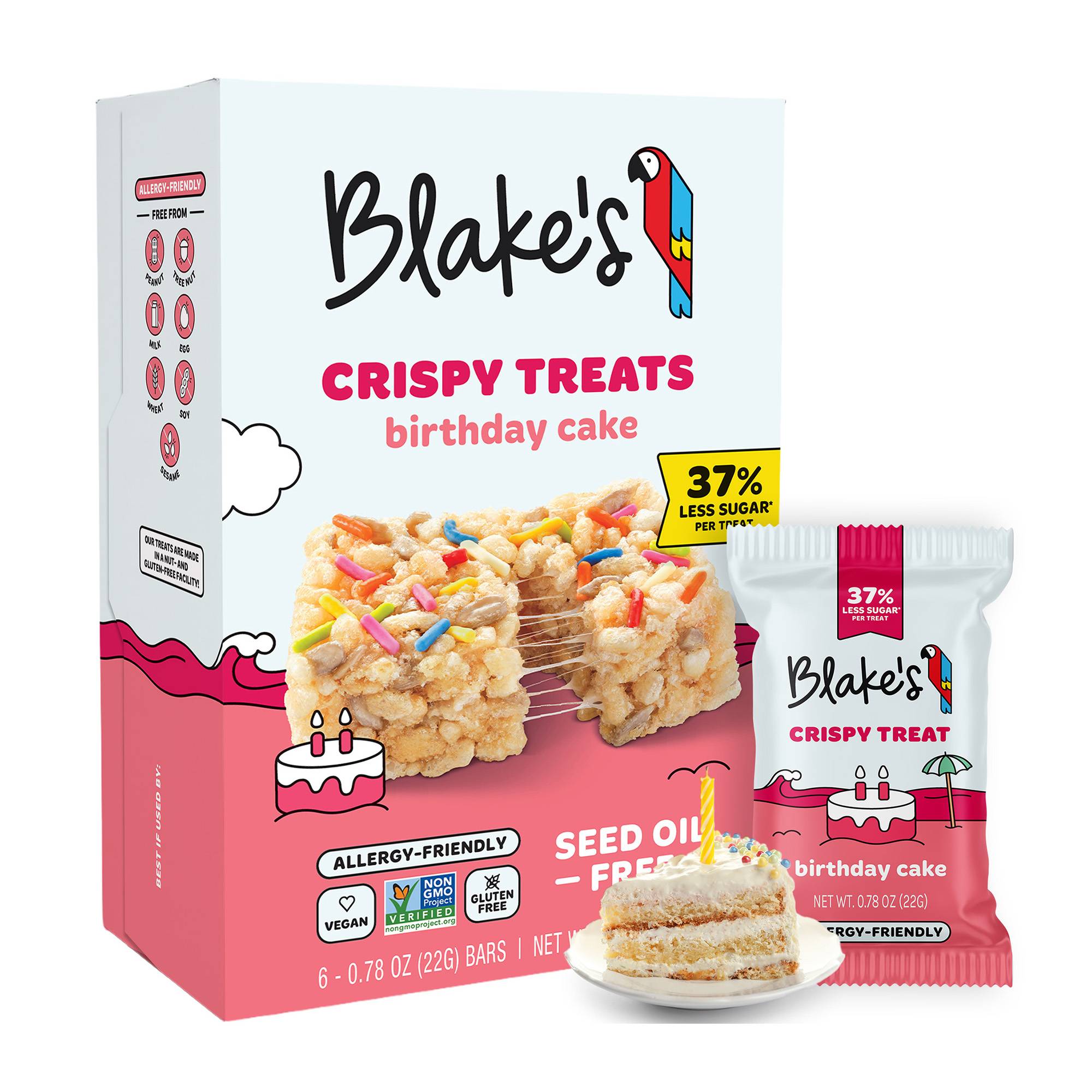 Crispy Treats, Birthday Cake