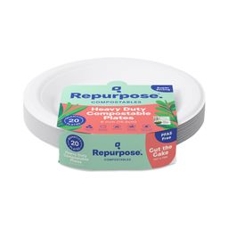 Heavy Duty Compostable 6" Dessert Plates