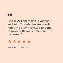Sugar-Free Electrolyte Drink Mix, Raspberry