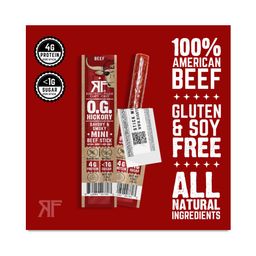 Mini Beef Sticks, O.G. Hickory