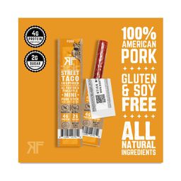 Mini Pork Sticks, Street Taco