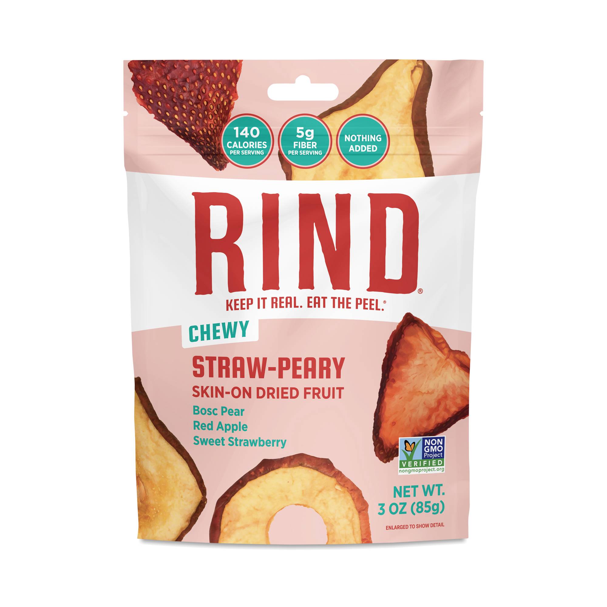 Chewy Fruit Leather, Straw-Peary Blend