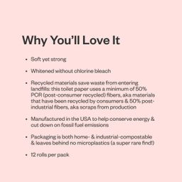 100% Recycled Bath Tissue
