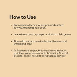 Cleaning Scrub, Bergamot & Lavender Sprigs