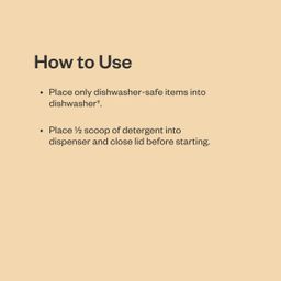 Dishwasher Detergent Powder, Unscented
