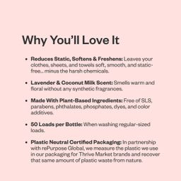 Fabric Softener, Lavender & Coconut Milk