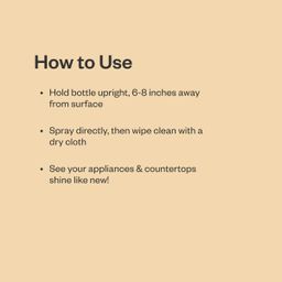 Granite & Stainless Steel Cleaner, Verbena & Lemon Zest