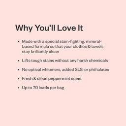 Laundry Detergent Powder, Peppermint