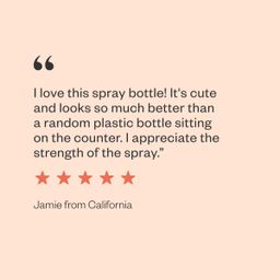 Reusable Glass Spray Bottle, Sky