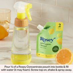 Reusable Glass Spray Bottle, Sunshine