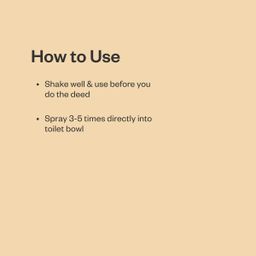 Toilet Spray, Lemon Peel