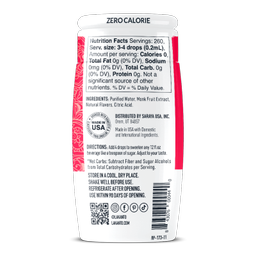 Liquid Monk Fruit Sweetener Extract Drops, Original