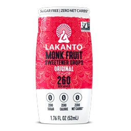 Liquid Monk Fruit Sweetener Extract Drops, Original