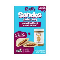 Gluten Free Sandos, Peanut Butter & Grape Spread