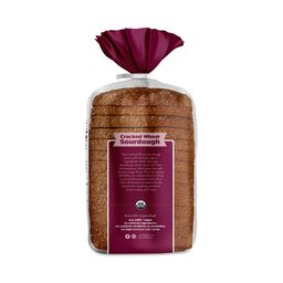 Organic Cracked Wheat Sourdough Bread, Sliced