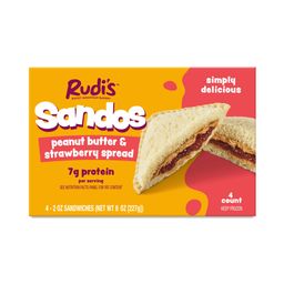 Sandos, Justin's Peanut Butter & Strawberry Spread