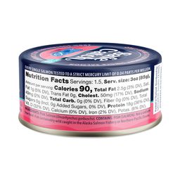 Canned Wild Pink Salmon, No Salt Added