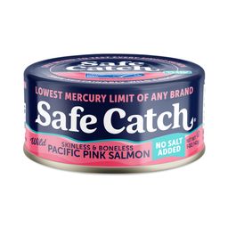 Canned Wild Pink Salmon, No Salt Added