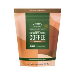Breakfast Blend Coffee, Regeneratively Grown Organic, Whole Bean, Value Size
