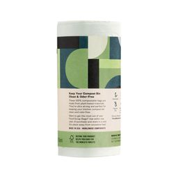 Compostable Food Scrap Bags, 2.6 Gallon