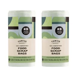 Compostable Food Scrap Bags, 2.6 Gallon