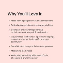 Decaffeinated Coffee, Regeneratively Grown Organic, Ground