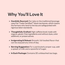 Fair Trade Organic English Breakfast Tea