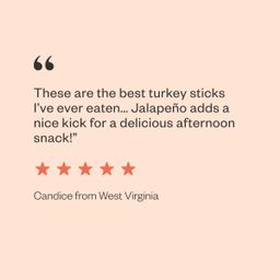 Free-Range Turkey Sticks, Jalapeno