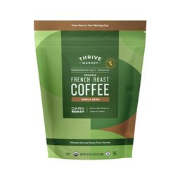 French Roast Coffee, Regeneratively Grown Organic, Whole Bean, Value Size
