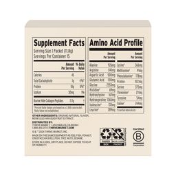 Grass-Fed Collagen Peptide Packets, Vanilla