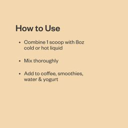Grass-Fed Collagen Peptides, Mocha Caramel