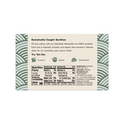 Non-GMO Sardines in Water, With Salt