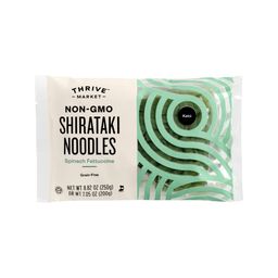 Non-GMO Shirataki Noodles, Spinach Fettuccine