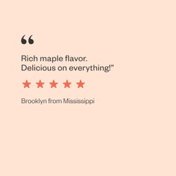 Organic Amber Maple Syrup, Grade A