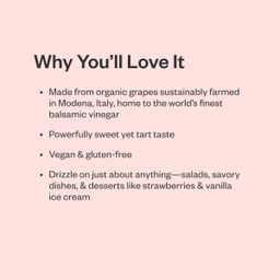 Organic Balsamic Glaze