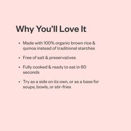 Organic Brown Rice & Quinoa